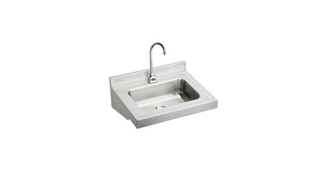 Elkay ELV2219SBTMC Stainless Steel 22" Wall Mount Single Bowl Bathroom ...