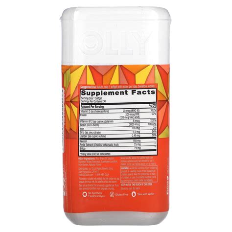 OLLY, Hair, Multi-Benefit Blend, 30 Softgels