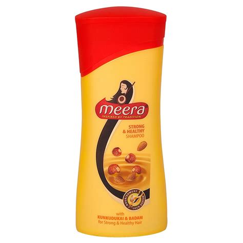 Buy Meera Strong & Healthy Shampoo With Kunkudukai & Badam ~ 3-Pack (3 ...