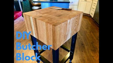 DIY Butcher Block Table for Your Kitchen - Blitsy