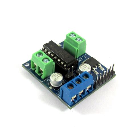 Maker and Hacker MBRIDGEV L293d Dual Motor Driver H-Bridge Module or ...