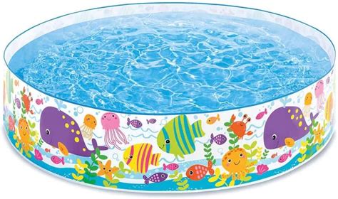 Buy Intex Ajmeri Soft PVC Pool for Kids, 6 Feet (Blue) Online at Low ...