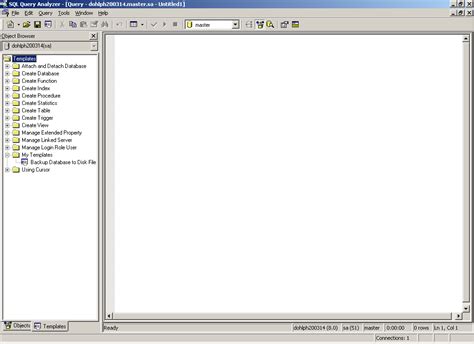 SQL Server Create Query Analyzer 的图像结果