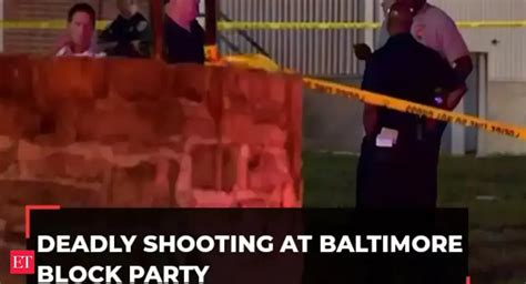 baltimore: US: Deadly shooting at Baltimore block party - The Economic ...