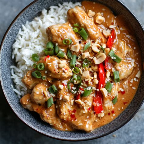 Thai Peanut Chicken - Tasty Chow
