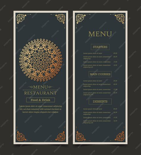 Image result for Fancy Menu Layout