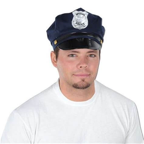 Beistle Adult size Navy Blue Police Hat with Silver Badge - India | Ubuy