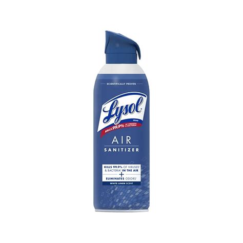 Lysol Air Sanitizer Spray, White Linen Scent, 10 Oz. (3245823) | Quill.com