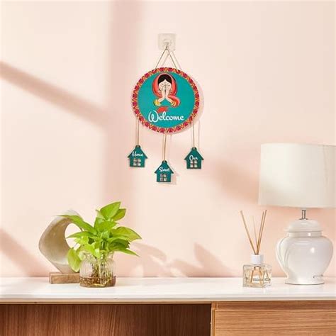 Amazon Brand - Solimo MDF Welcome Wall Hangings for Home Decor : Amazon.in