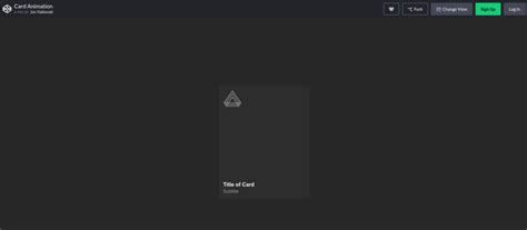 Card Animation Bootstrap 的图像结果