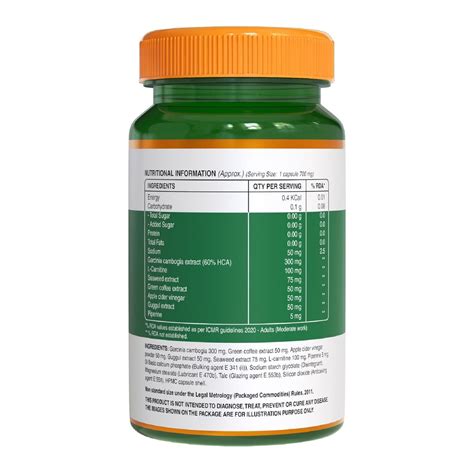 Pure Nutrition Garcinia Cambogia 700 mg, 60 Capsules Price, Uses, Side ...