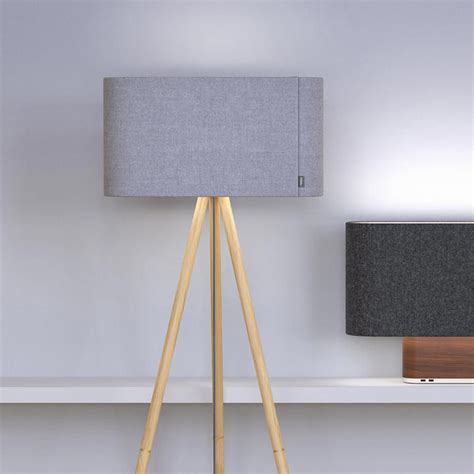 Belmont Floor Lamp - Silverdale / Oak | Floor lamp, White floor lamp, Lamp