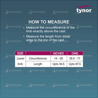 Tynor Cast Cover Leg White Universal Size 1 - Uses, Side Effects ...