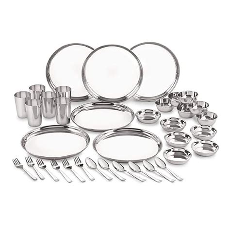 Neelam Stainless Steel Dinner Set Shagun | Occasions- Anniversory ...