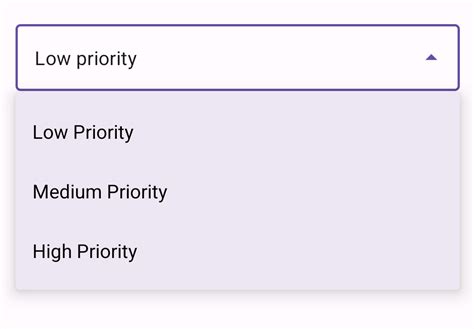 Image result for Android Drop-Down Menu