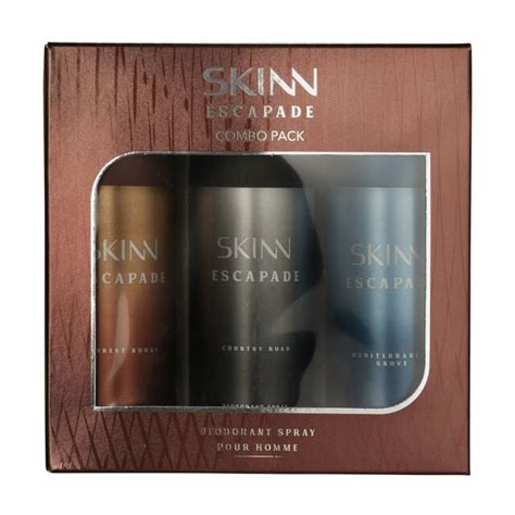 Skinn Escapade Deo Pack of 3 for Men | Skinn
