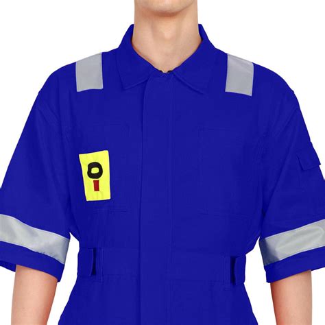 OIL India Uniform Coverall Half Sleeves - Korn Blue