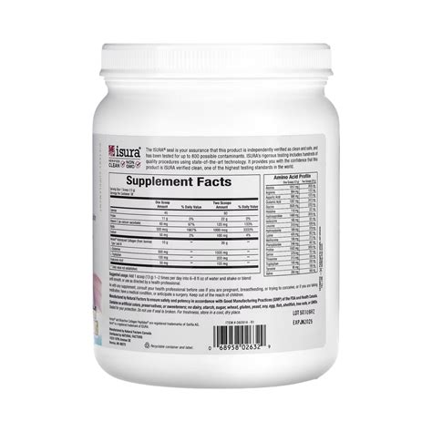 Natural Factors, Total Body Collagen, Bioactive Peptides, Unflavored ...