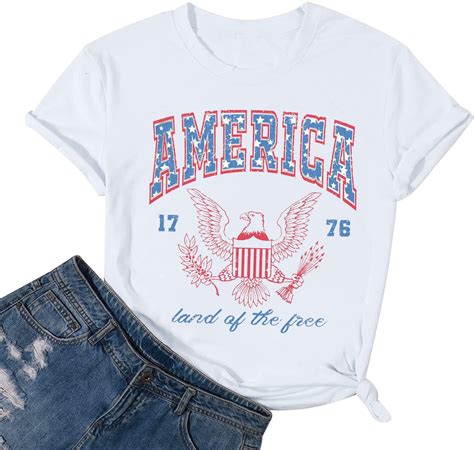 4th of july shirts women | Womens shirts, Usa shirts women, Usa shirt