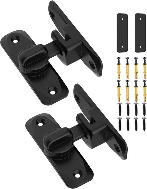 Amazon.com: 90/180 Degree Barn Door Lock, Small Flip Gate Latches ...
