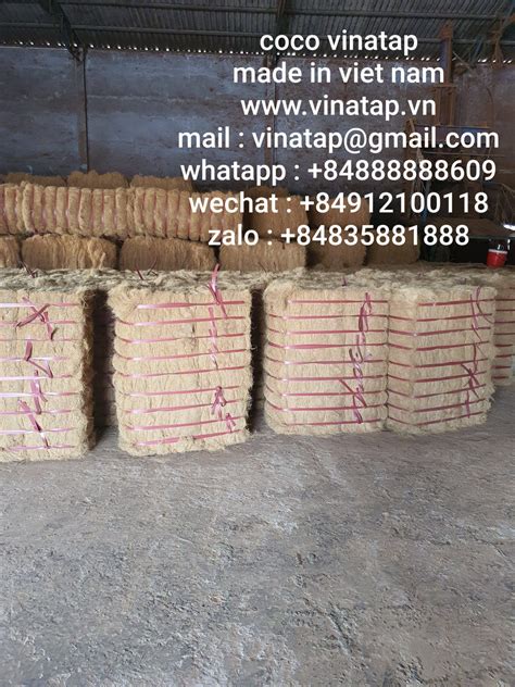 Coir Fibre Bale | Coco Fiber | VInaTap Viêt Nam