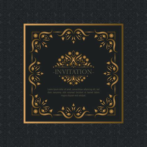 luxury invitation background style ornamental pattern 40546197 Vector ...