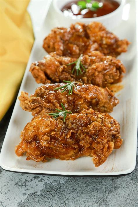 Spicy Honey Garlic Chicken - Scrambled Chefs