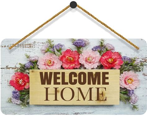 saf Welcome Home Beautiful Home Decoration Wall Hanging|WHAREC-26 Price ...