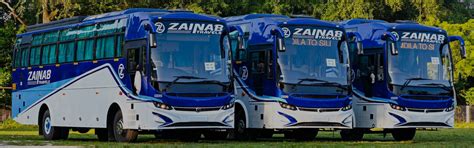 Online Bus Ticket Booking, Route, Time Schedule | Zainab Travels