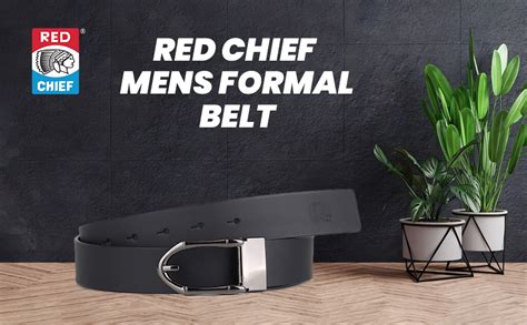 Buy Red Chief Black Genuine Leather Formal Belt For Men_Size 46_UK ...