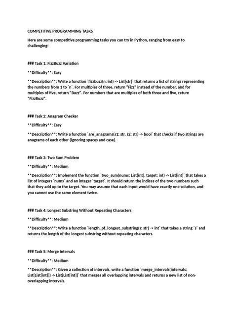 Image result for Competitive Programming Questions