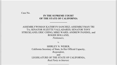 CA Republicans file emergency petition to try to block redistricting ...