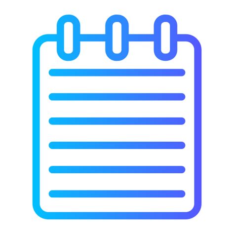 Notebook Generic gradient outline icon | Freepik