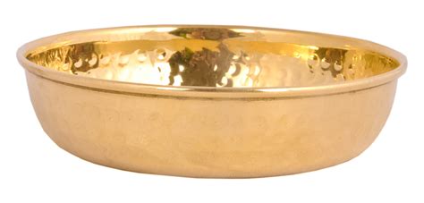 Hammer Designer Brass Pudding Halwa Plate | Katori (Heavy Gauge - 150 ...