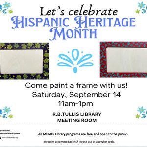 Paint a Frame for Hispanic Heritage Month, 21569 U.S. Hwy 59, New Caney ...