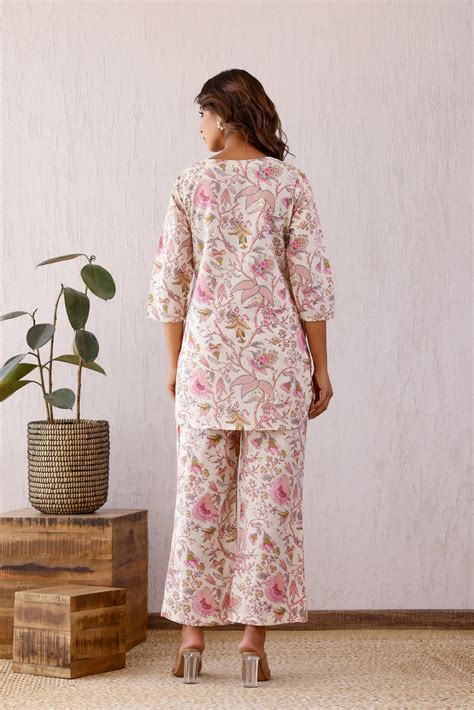 Yanaa Cotton Printed Co-ord Set – Label Flavia