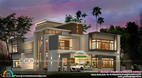 Luxury ultra modern home 6000 sq-ft - Kerala Home Design and Floor ...