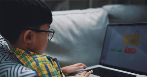 Boy Using Computer 的图像结果