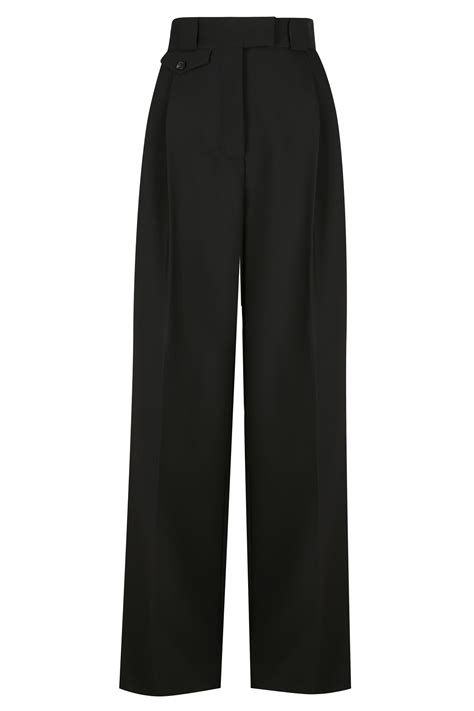 IVY HIGH WAISTED TAILORED PANT - BLACK | Tailored pants, Black pants ...