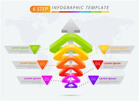 Arrow hierarchy infographic Vectors - Download Free High-Quality ...