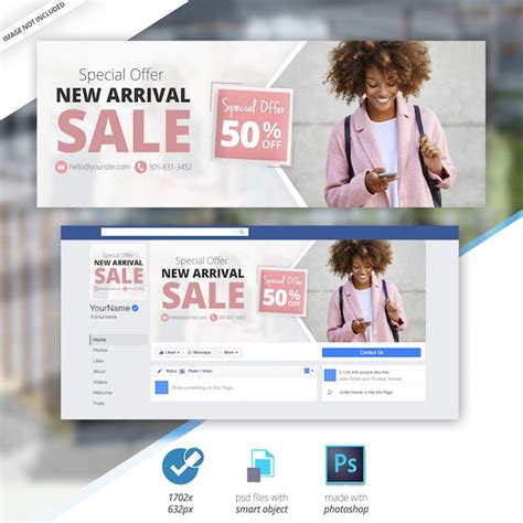 Facebook sale timeline cover banner | Premium PSD