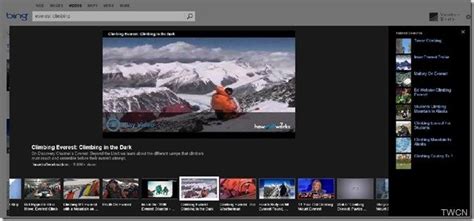 Bing Video JavaScript 的图像结果