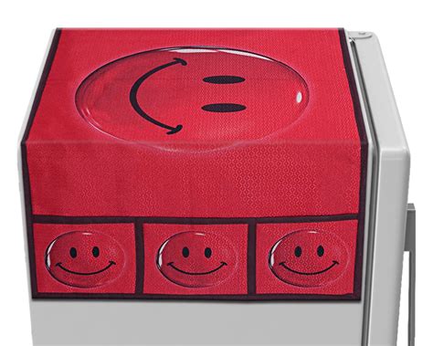 Kuber Industries Smiley Print Jute Fridge Top Cover, Protect for ...