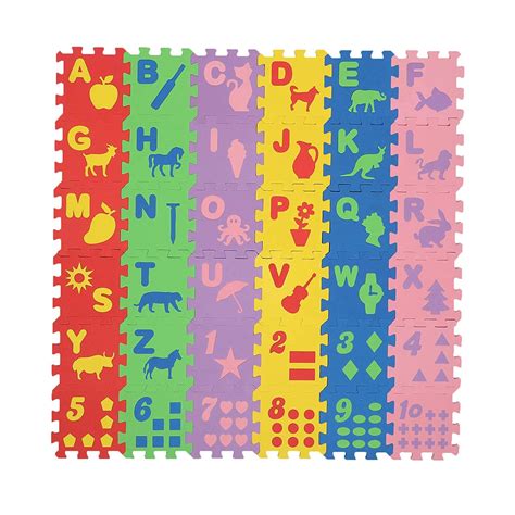 Albio India Non-toxic Alphabetical Picture Mat AKF 2007 (6inch x 6inch ...
