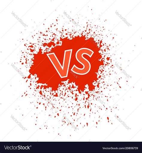 Vs versus letters logo icon Royalty Free Vector Image