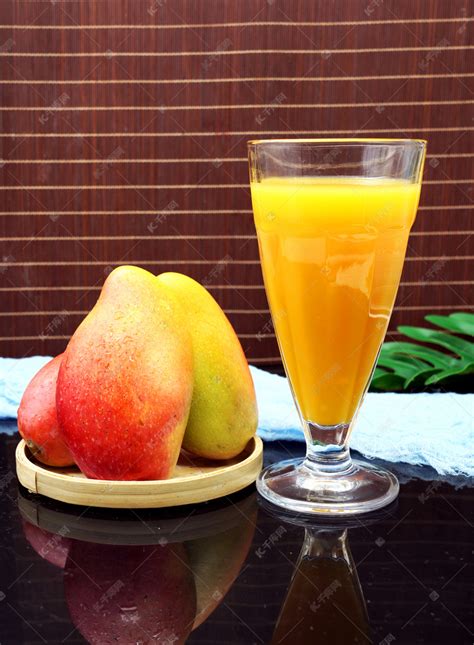 芒果芒果汁摄影图高清摄影大图-千库网
