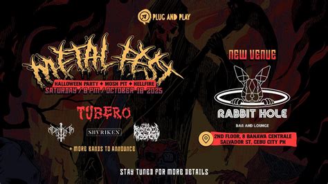 Plug and Play Metal Fest 2025, Rabbit Hole Bar & Lounge, Cebu, 18 ...