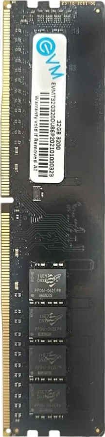 EVM EVMT32G3200U86P 32 GB DDR4-3200 Desktop RAM Price in India, Full ...