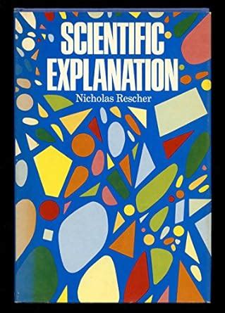 Scientific Explanation : Rescher, Nicholas, Cron, J.: Amazon.in: Books