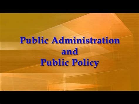 Public Administration and Public Policy Video Lecture - Crash Course ...